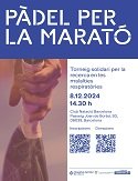 Pádel solidario con La Marató de TV3 y Catalunya Ràdio